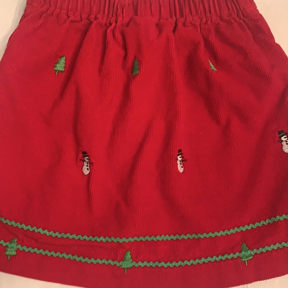K&L. Adorable Red Corduroy Skirt. Size for 4T. - Picture 5 of 6